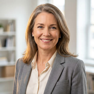 Sarah Coleman, registrada como directora financiera en Álamo Rendecto, aparece en una imagen de perfil