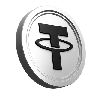 Diagrama de la moneda Tether USDT dentro de la plataforma, sección informativa